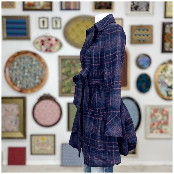 2007 Anthro “Bubbletweed Coat” by Sarah Berman - Picture 11 of 15